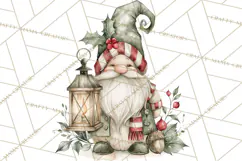 Watercolor Christmas Clipart PNG, Holiday Graphics PNG Product Image 2