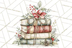 Watercolor Christmas Clipart PNG, Holiday Graphics PNG Product Image 4