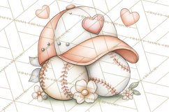 Baseball Mom Clipart PNG, Whimsical Graphics for Sports Moms Product Image 4