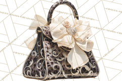 Glam Luxury Handbag PNG Clipart Elegant Designer Bags Product Image 4