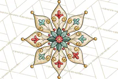 Vintage Christmas Clipart Accessories, Holiday Doodle PNG Product Image 3