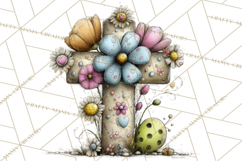 Pastel Easter Animals Watercolor Clipart, Easter PNG Product Image 2
