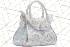 Glam Luxury Handbag PNG Clipart Elegant Designer Bags Product Image 3