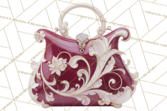 Glam Luxury Handbag PNG Clipart Elegant Designer Bags Product Image 4