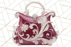 Glam Luxury Handbag PNG Clipart Elegant Designer Bags Product Image 4