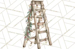 Watercolor Christmas Clipart PNG, Holiday Graphics PNG Product Image 5