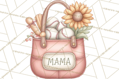 Baseball Mom Clipart PNG, Whimsical Graphics for Sports Moms Product Image 4