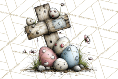 Pastel Easter Animals Watercolor Clipart, Easter PNG Product Image 4