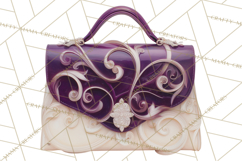 Glam Luxury Handbag PNG Clipart Elegant Designer Bags Product Image 2