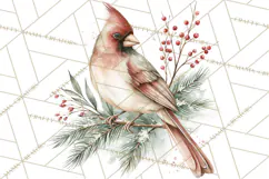 Watercolor Christmas Clipart PNG, Holiday Graphics PNG Product Image 4