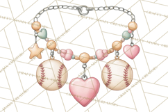 Baseball Mom Clipart PNG, Whimsical Graphics for Sports Moms Product Image 2