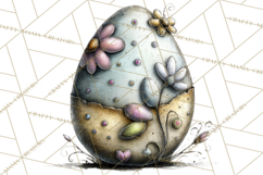 Pastel Easter Animals Watercolor Clipart, Easter PNG Product Image 3