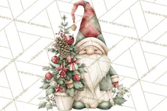 Watercolor Christmas Clipart PNG, Holiday Graphics PNG Product Image 5