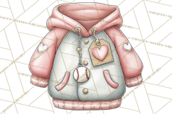 Baseball Mom Clipart PNG, Whimsical Graphics for Sports Moms Product Image 5