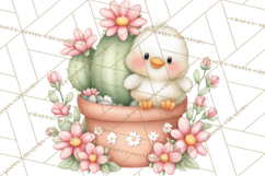 Easter Cactus Clipart, Easter Bunny, Faith, Easter PNG Product Image 5