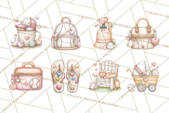 Baseball Mom Clipart PNG, Whimsical Graphics for Sports Moms Product Image 4