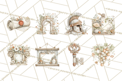 Old Rome Clipart Classical Italian Illustrations Product Image 3