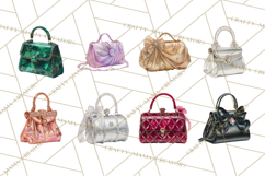 Glam Luxury Handbag PNG Clipart Elegant Designer Bags Product Image 5