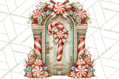 Whimsical Peppermint Bakery PNG Christmas Clipart Product Image 4