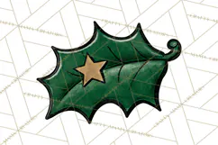 Vintage Christmas Clipart Accessories, Holiday Doodle PNG Product Image 4