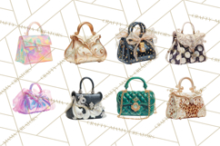 Glam Luxury Handbag PNG Clipart Elegant Designer Bags Product Image 6