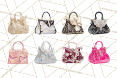 Glam Luxury Handbag PNG Clipart Elegant Designer Bags Product Image 8