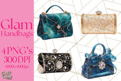 Glam Luxury Handbag PNG Clipart Elegant Designer Bags Product Image 1