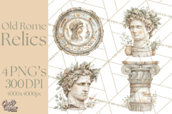 Old Rome Clipart Classical Italian Illustrations Product Image 1