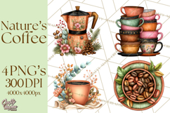 Coffee PNG Graphics, Coffee Clipart Images Product Image 1