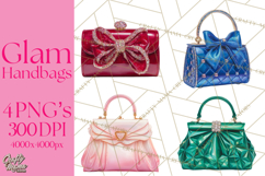 Glam Luxury Handbag PNG Clipart Elegant Designer Bags Product Image 1
