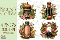 Coffee PNG Graphics, Coffee Clipart Images Product Image 1