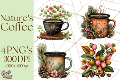 Coffee PNG Graphics, Coffee Clipart Images Product Image 1