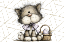 Pastel Easter Animals Watercolor Clipart, Easter PNG Product Image 5