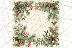 Christmas Watercolor Backgrounds PNG Product Image 2