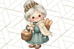 Enchanted Village Clipart PNG, Cozy Cottage Town Product Image 2