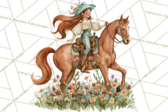 Western Wildflowers Clipart PNG, Rustic Cowgirl Product Image 2