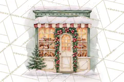 Christmas Watercolor Backgrounds PNG Product Image 5