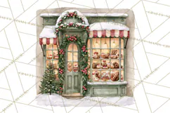 Christmas Watercolor Backgrounds PNG Product Image 2