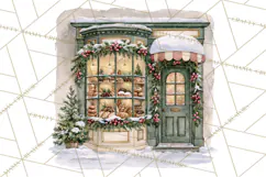 Christmas Watercolor Backgrounds PNG Product Image 3