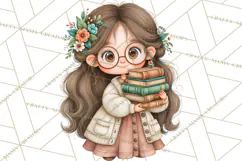 Enchanted Village Clipart PNG, Cozy Cottage Town Product Image 3