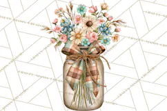 Western Wildflowers Clipart PNG, Rustic Cowgirl Product Image 3