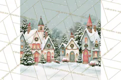 Christmas Watercolor Backgrounds PNG Product Image 4