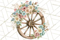 Western Wildflowers Clipart PNG, Rustic Cowgirl Product Image 4