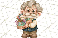 Enchanted Village Clipart PNG, Cozy Cottage Town Product Image 5