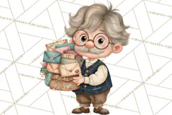 Enchanted Village Clipart PNG, Cozy Cottage Town Product Image 2