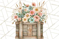 Western Wildflowers Clipart PNG, Rustic Cowgirl Product Image 2