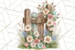 Western Wildflowers Clipart PNG, Rustic Cowgirl Product Image 3
