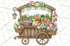 Enchanted Village Clipart PNG, Cozy Cottage Town Product Image 4