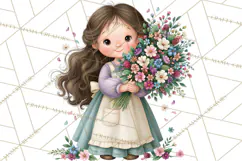 Enchanted Village Clipart PNG, Cozy Cottage Town Product Image 3