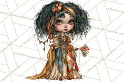 Spooky Kids PNG, Vintage Halloween Clipart Product Image 3